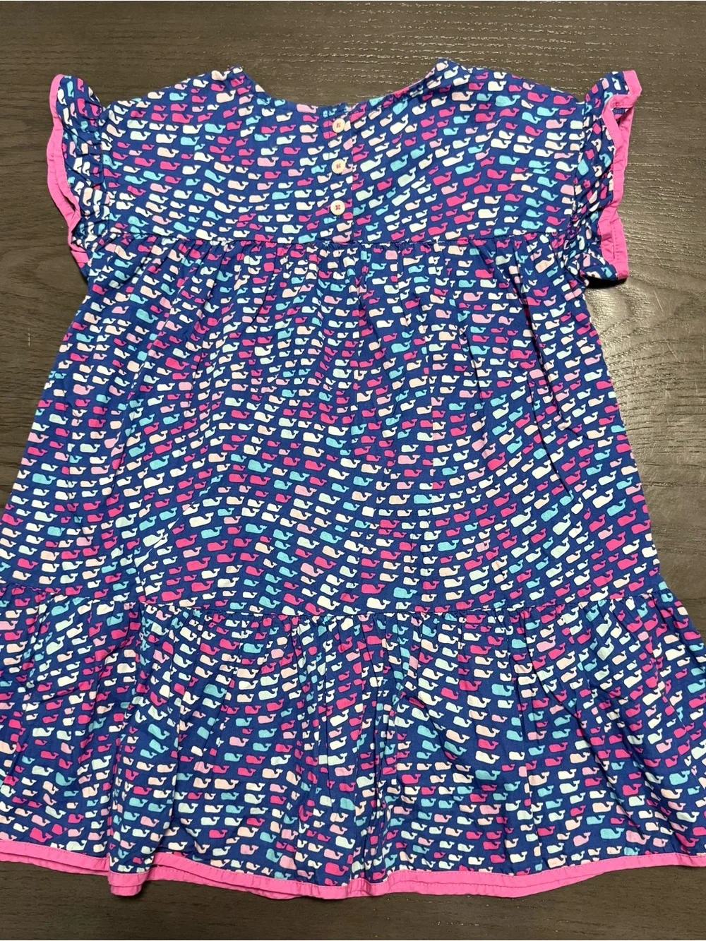 Vineyard Vines Target Girls Short Sleeve Whales Dress - size 5T
